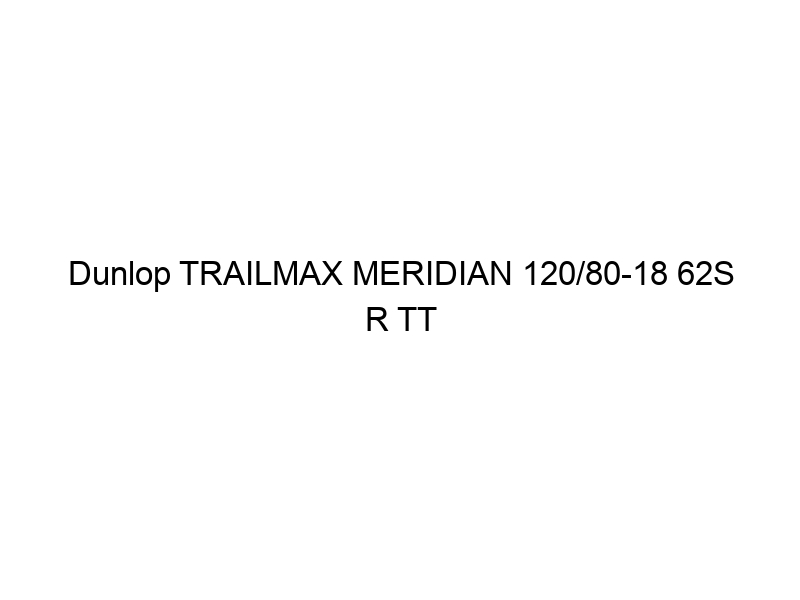 Pneu Trail DUNLOP TRAILMAX MERIDIAN 110/80 R19 M/C 59V TL, Neuf
