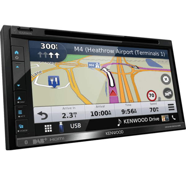 Radio Multimedia KENWOOD DNX5190DABS, Navegador, 6.8" Táctil