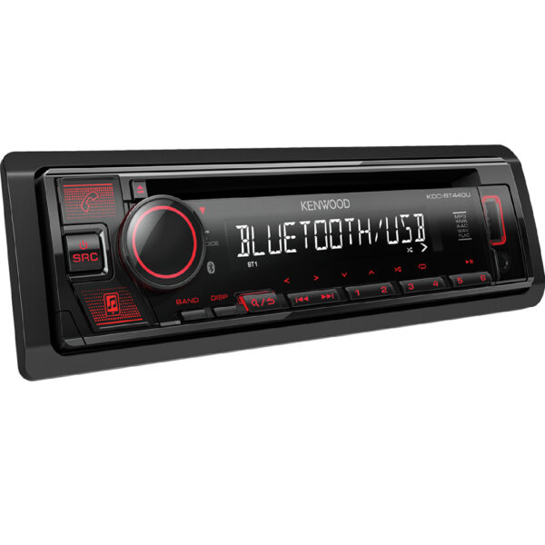 Radio KENWOOD KDC-BT460U Receptor CD, USB, Bluetooth Iluminación roja