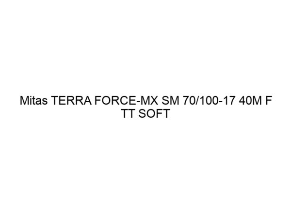 Mitas TERRA FORCE-MX SM 70/100-17 40M F TT SOFT RED/YELLOW NHS