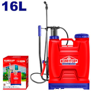 Pulverizadora Mochila Manual 16 Litros EMTOP ESPP41602