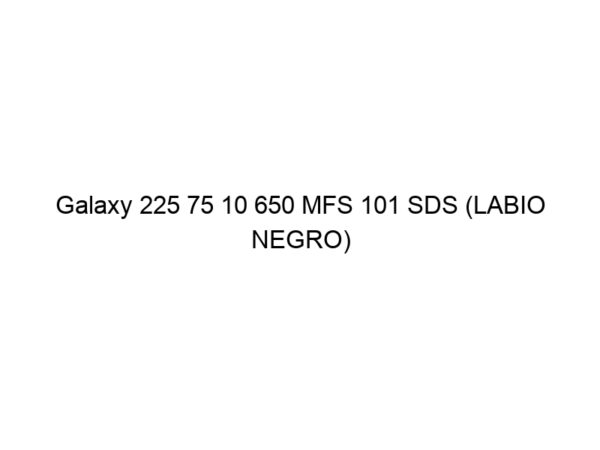 Galaxy 225 75 10 650 MFS 101 SDS (LABIO NEGRO)