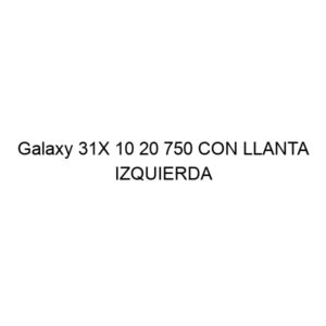 Galaxy 31X 10 20 750 CON LLANTA IZQUIERDA PERFORADO BEEFY BABY (MACIZO NEGRO)