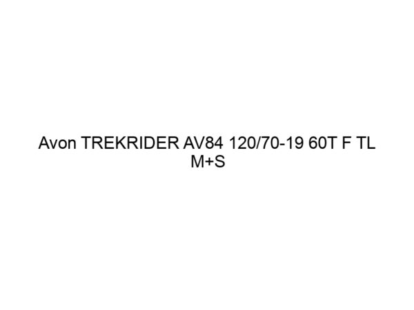 Avon TREKRIDER AV84 120/70-19 60T F TL M+S
