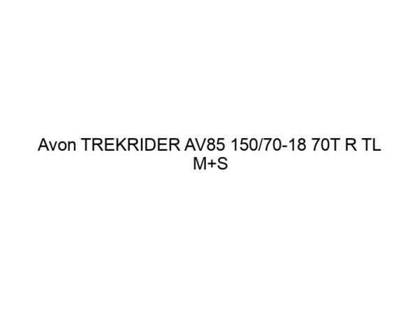 Avon TREKRIDER AV85 150/70-18 70T R TL M+S