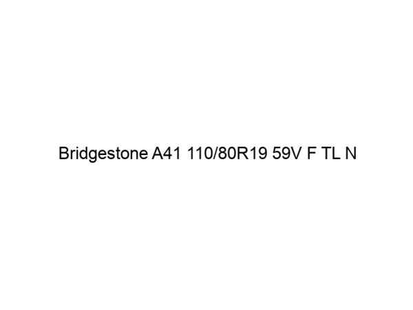 Bridgestone A41 110/80R19 59V F TL N
