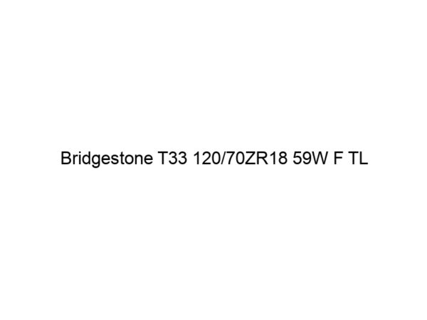 Bridgestone T33 120/70ZR18 59W F TL