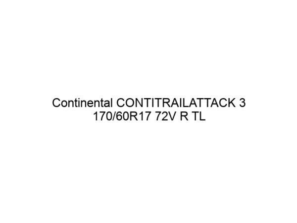 Continental CONTITRAILATTACK 3 170/60R17 72V R TL