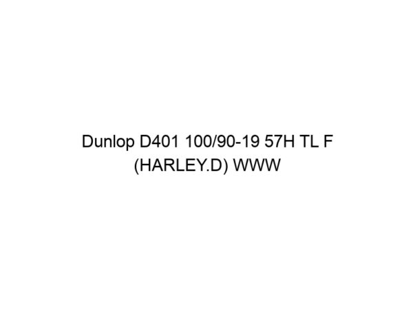 Dunlop D401 100/90-19 57H TL F (HARLEY.D) WWW