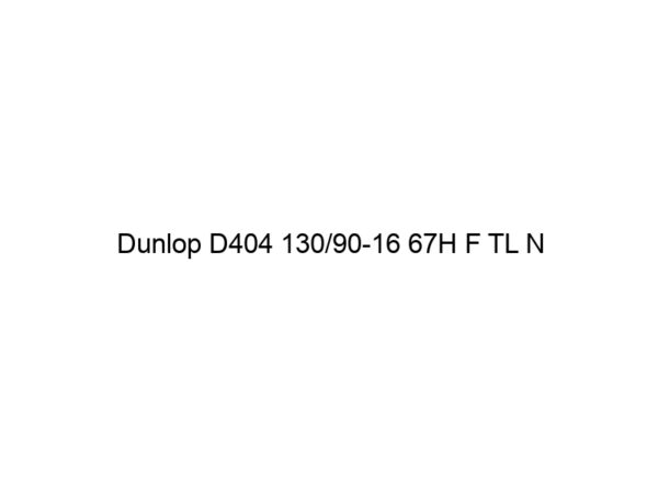 Dunlop D404 130/90-16 67H F TL N