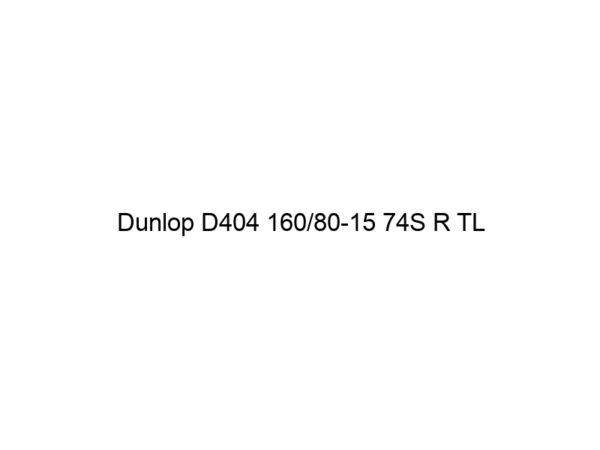 Dunlop D404 160/80-15 74S R TL