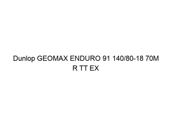 Dunlop GEOMAX ENDURO 91 140/80-18 70M R TT EX