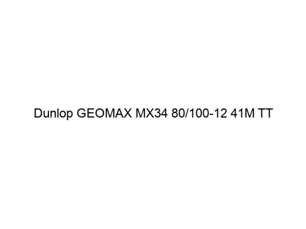 Dunlop GEOMAX MX34 80/100-12 41M TT