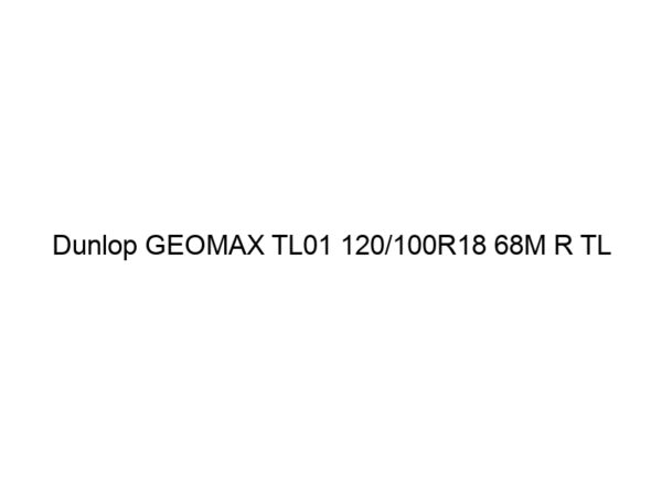 Dunlop GEOMAX TL01 120/100R18 68M R TL