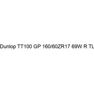 Dunlop TT100 GP 160/60ZR17 69W R TL