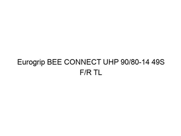 Eurogrip BEE CONNECT UHP 90/80-14 49S F/R TL