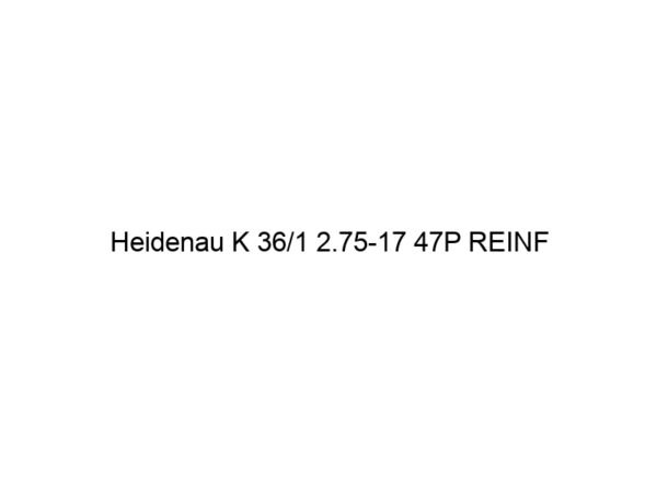 Heidenau K 36/1 2.75-17 47P REINF