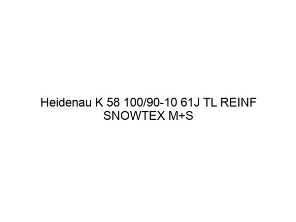 Heidenau K 58 100/90-10 61J TL REINF SNOWTEX M+S