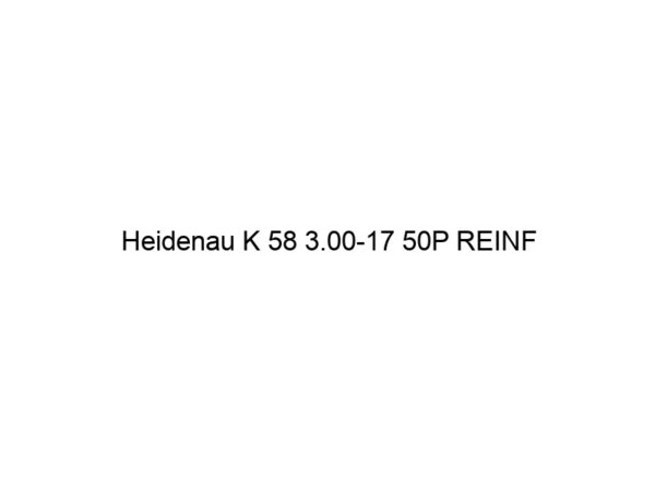 Heidenau K 58 3.00-17 50P REINF