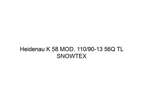 Heidenau K 58 MOD. 110/90-13 56Q TL SNOWTEX