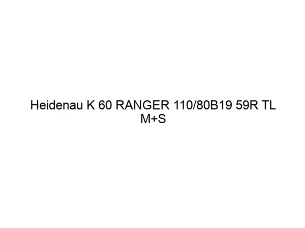 Heidenau K 60 RANGER 110/80B19 59R TL M+S