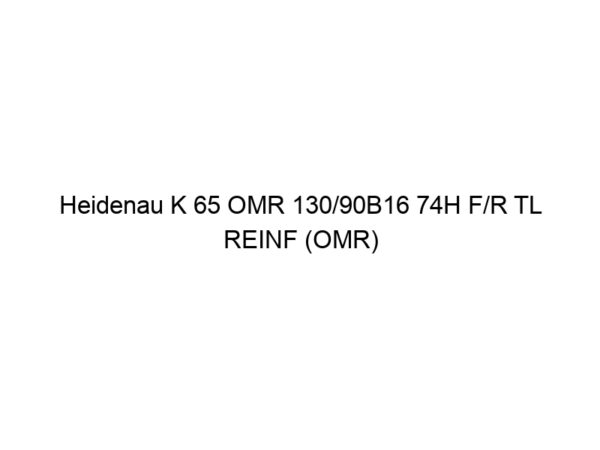 Heidenau K 65 OMR 130/90B16 74H F/R TL REINF (OMR)