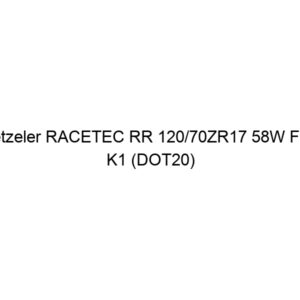Metzeler RACETEC RR 120/70ZR17 58W F TL K1 (DOT20)