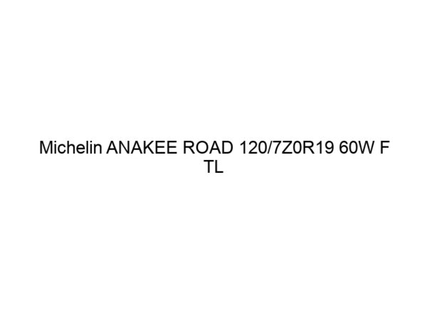 Michelin ANAKEE ROAD 120/7Z0R19 60W F TL