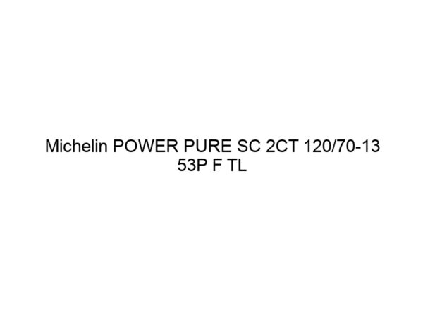 Michelin POWER PURE SC 2CT 120/70-13 53P F TL (DOT20)