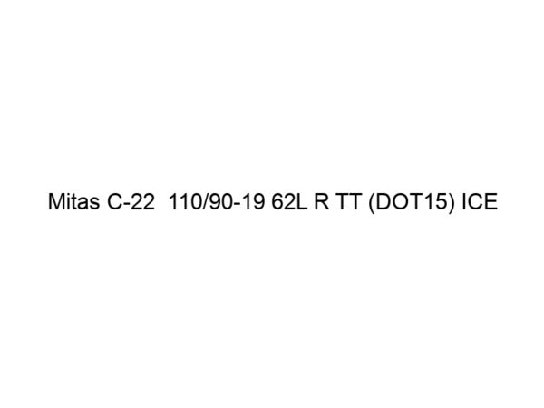 Mitas C-22  110/90-19 62L R TT (DOT15) ICE