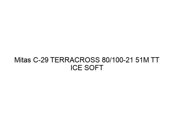 Mitas C-29 TERRACROSS 80/100-21 51M TT ICE SOFT WHITE