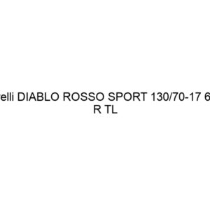 Pirelli DIABLO ROSSO SPORT 130/70-17 62S R TL