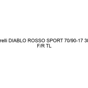 Pirelli DIABLO ROSSO SPORT 70/90-17 38S F/R TL