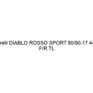 Pirelli DIABLO ROSSO SPORT 80/90-17 44S F/R TL