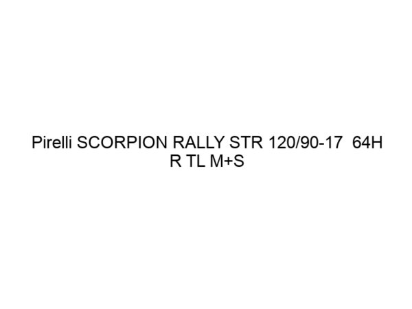 Pirelli SCORPION RALLY STR 120/90-17  64H R TL M+S