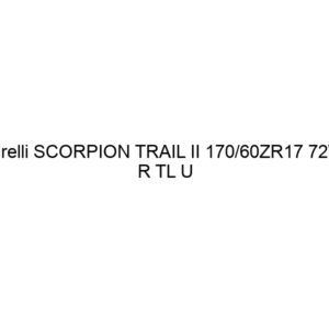 Pirelli SCORPION TRAIL II 170/60ZR17 72W R TL U