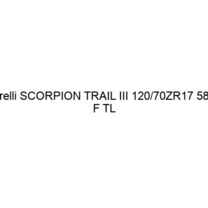 Pirelli SCORPION TRAIL III 120/70ZR17 58W F TL