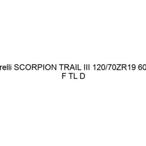 Pirelli SCORPION TRAIL III 120/70ZR19 60W F TL D