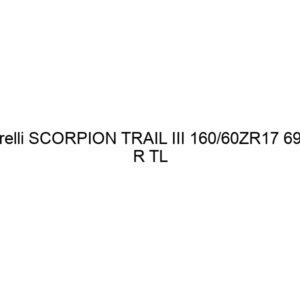 Pirelli SCORPION TRAIL III 160/60ZR17 69W R TL