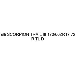 Pirelli SCORPION TRAIL III 170/60ZR17 72W R TL D