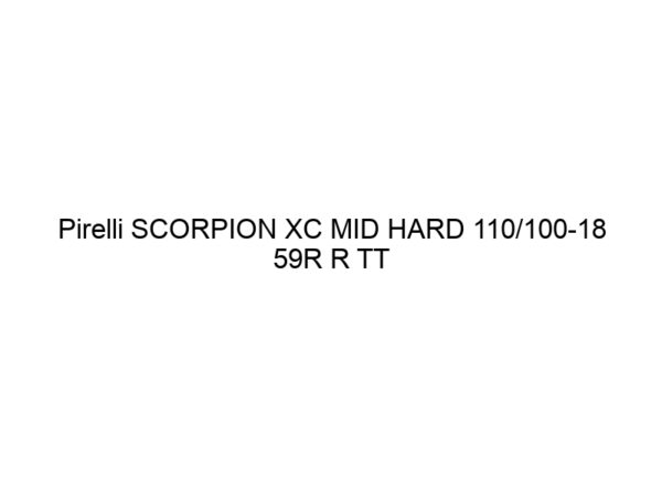 Pirelli SCORPION XC MID HARD 110/100-18 59R R TT MST