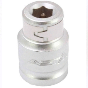Acoplador de Impacto 1/2" Hembra a Hexagonal 8mm | Adaptador para Herramientas y Puntas