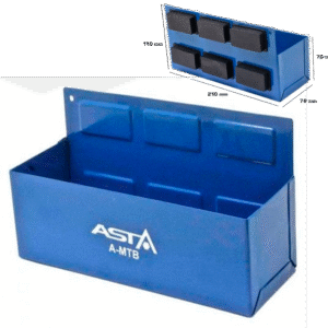 Caja Magnética Organizadora de Herramientas - 6 Imanes Potentes y 4kg Capacidad