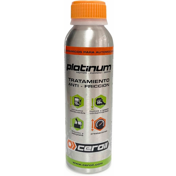 Aditivo Antifricción Cerámico PLATINUM CEROIL | Máxima Protección Motor y Cambio | Gasolina y Diésel