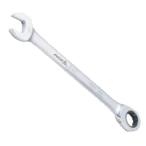 Llave Combinada de Carraca 19mm | Boca Fija y Anillo con Trinquete - Cr-V Profesional