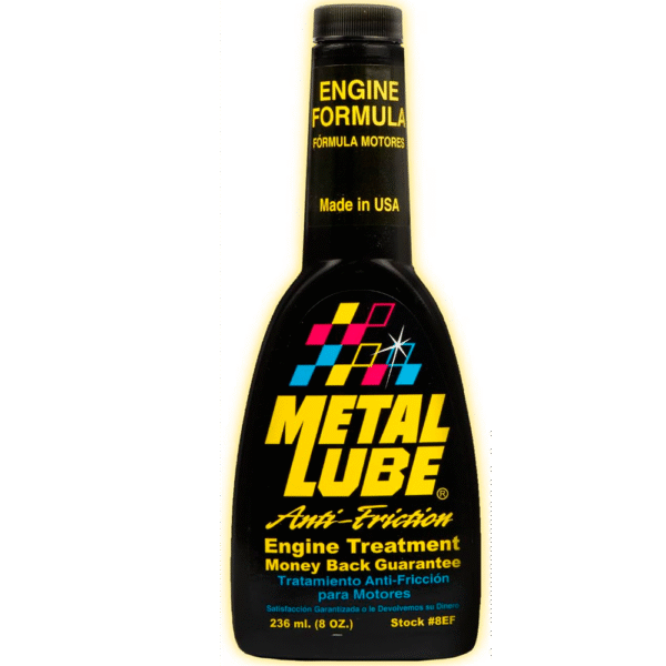 Metal Lube 8EF Fórmula Motores 236 ml | Tratamiento Anti-Fricción para Gasolina, Diésel y Turbo