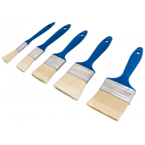 Set de 5 Brochas para Pintar y Barnizar | Anchos Variados