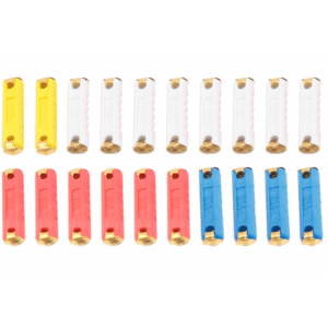 Set de Fusibles GBC 6x25mm - 20 Piezas (5A, 8A, 16A, 25A) | Protección Eléctrica