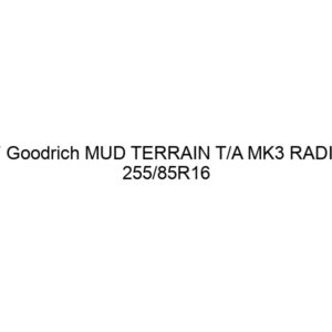 BF Goodrich MUD TERRAIN T/A MK3 RADIAL 255/85R16 119Q M+S