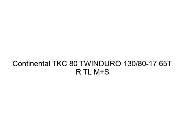 Continental TKC 80 TWINDURO 130/80-17 65T R TL M+S